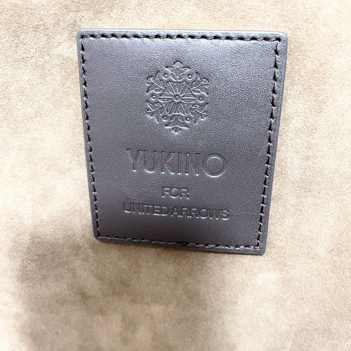 1円〜【極美品】YUKINO For UNITED ARROWS ユナイテッドアローズ 大容量 ビジネスバッグ ブリーフケース 自立 レザー ブラウン_画像9