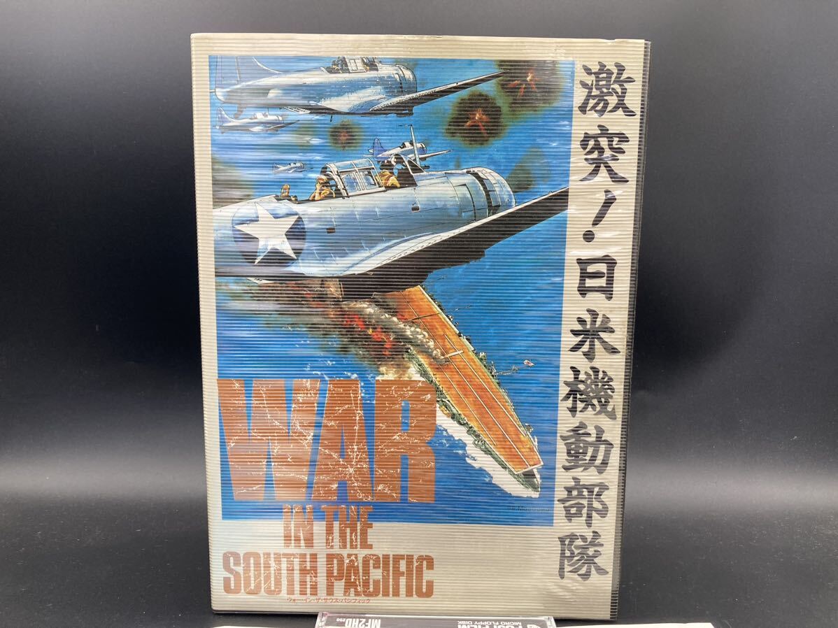 激突！日米機動部隊 War in the South Pacific フロッピーディスク　FD レトロゲーム　ゲーム　レトロ　ジャンク　PC-9801_画像3