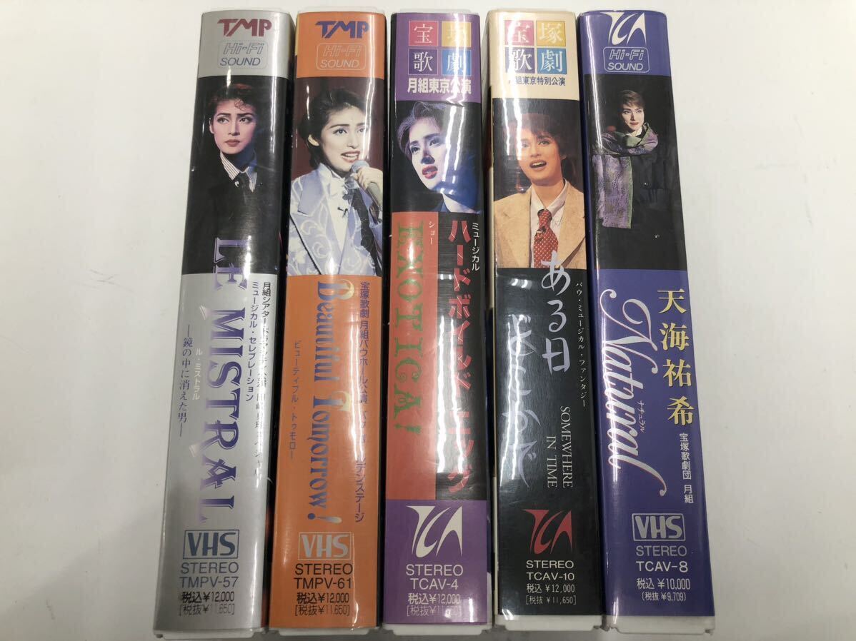 イ）宝塚歌劇団 おまとめ③ 天海祐希 麻乃佳世 月組 VHS ビデオ さよならショー ある日どこかで ハードボイルドエッグ Beautiful Tomorrow の画像6