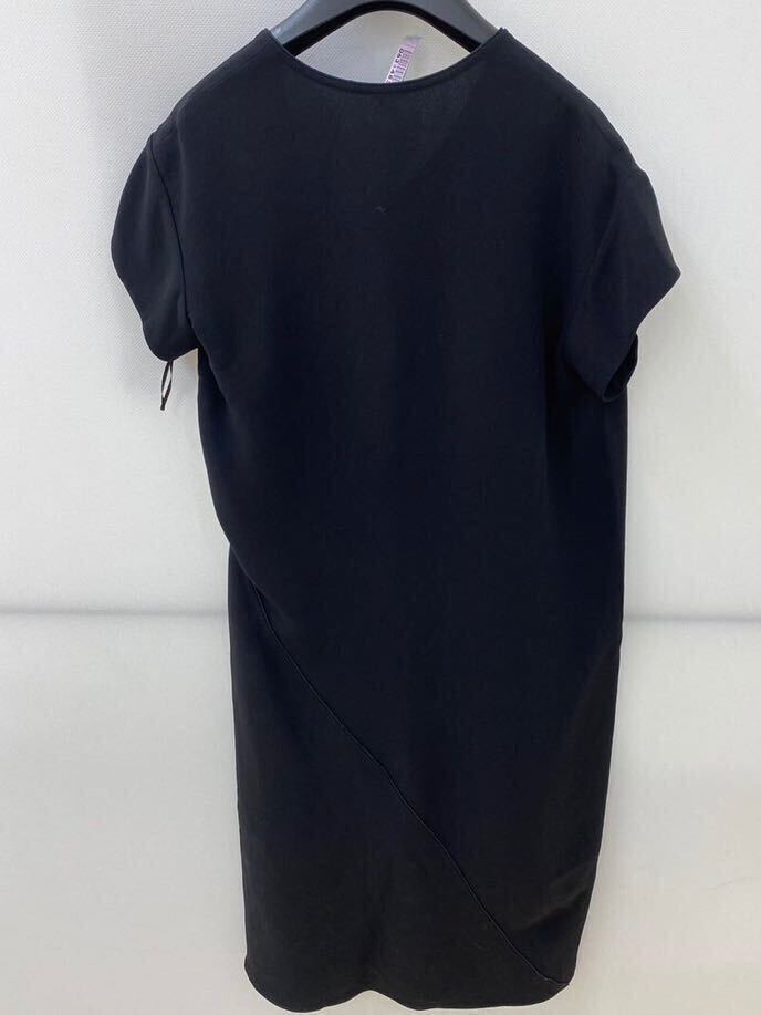 イ) エルメス　HERMES ワンピース ブラック 半袖 ドレス　レディース　高級感　ブランド洋服　_画像2
