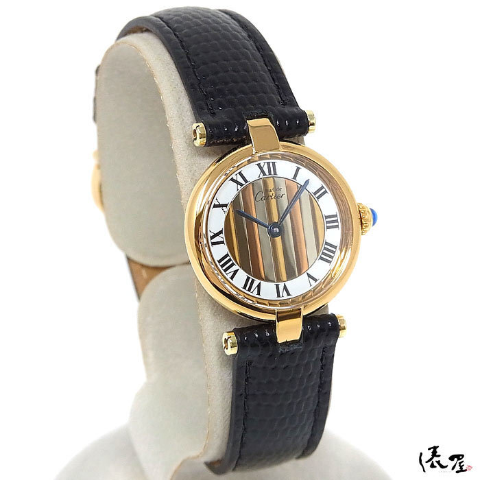 [ overhaul settled ] Cartier Must Vendome SM beautiful goods lady's wristwatch Vintage Cartier Vendome. shop 