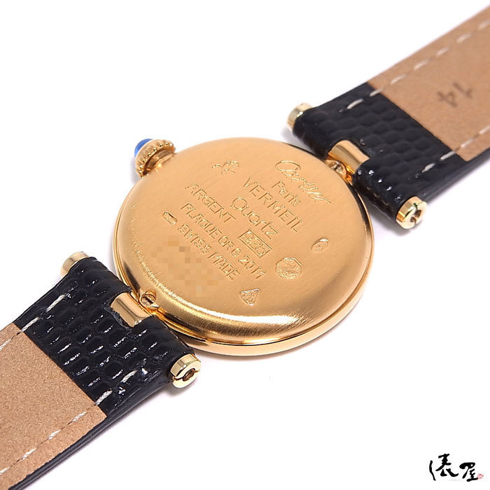 [ overhaul settled ] Cartier Must Vendome SM beautiful goods lady's wristwatch Vintage Cartier Vendome. shop 