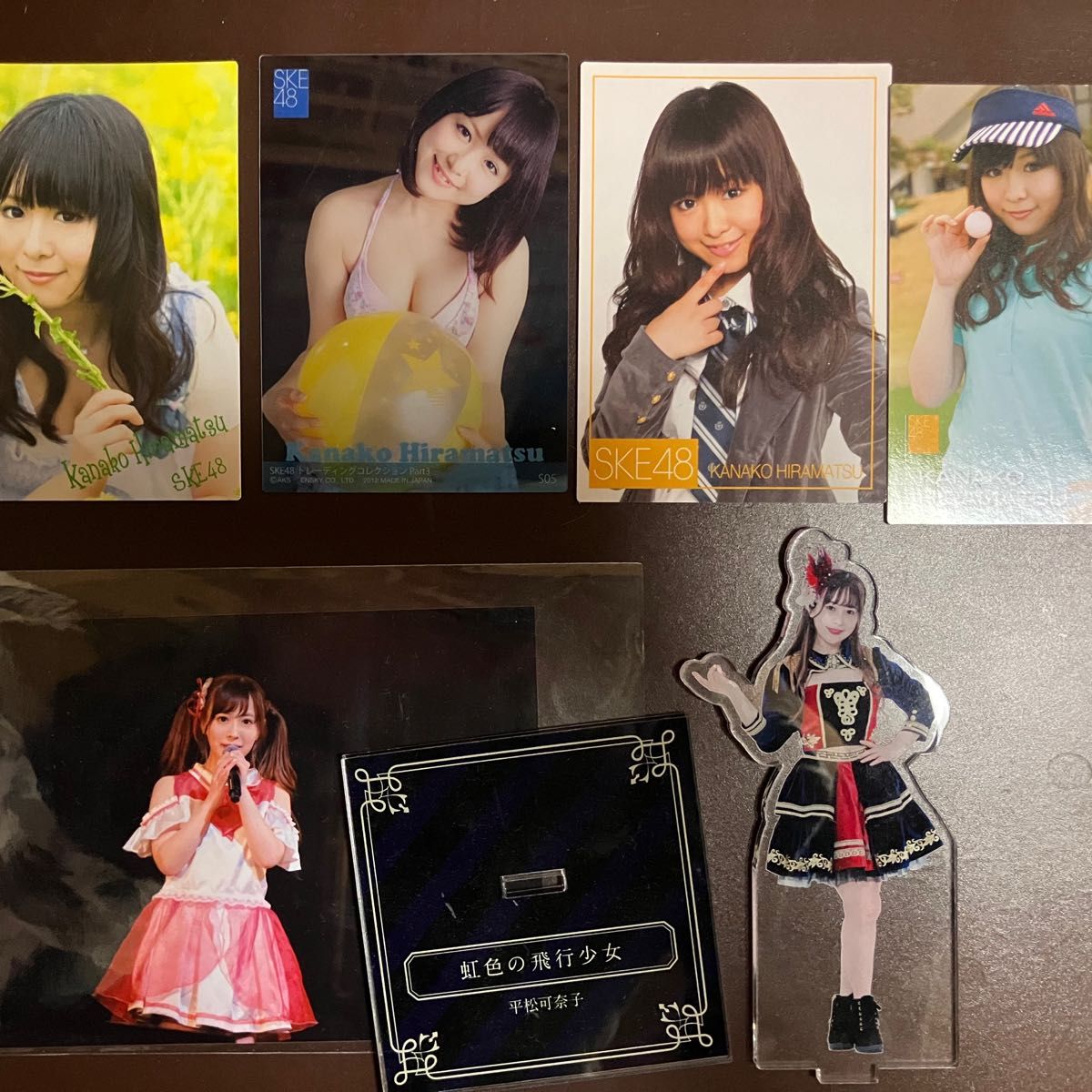 平松可奈子 SKE48 虹色の飛行少女 カード アクスタ 生写真