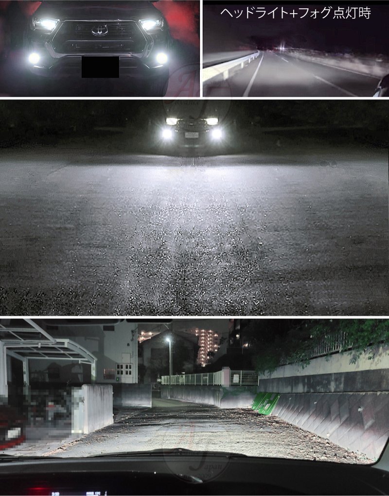 новая модель  LED противотуманные фары   Lexus NX R3.10～ AAZA2#/AAZH2#  туманки  LED  лампочка   белый  6500k  белый  2шт.  12000LM  наложенный платеж   невозможно 