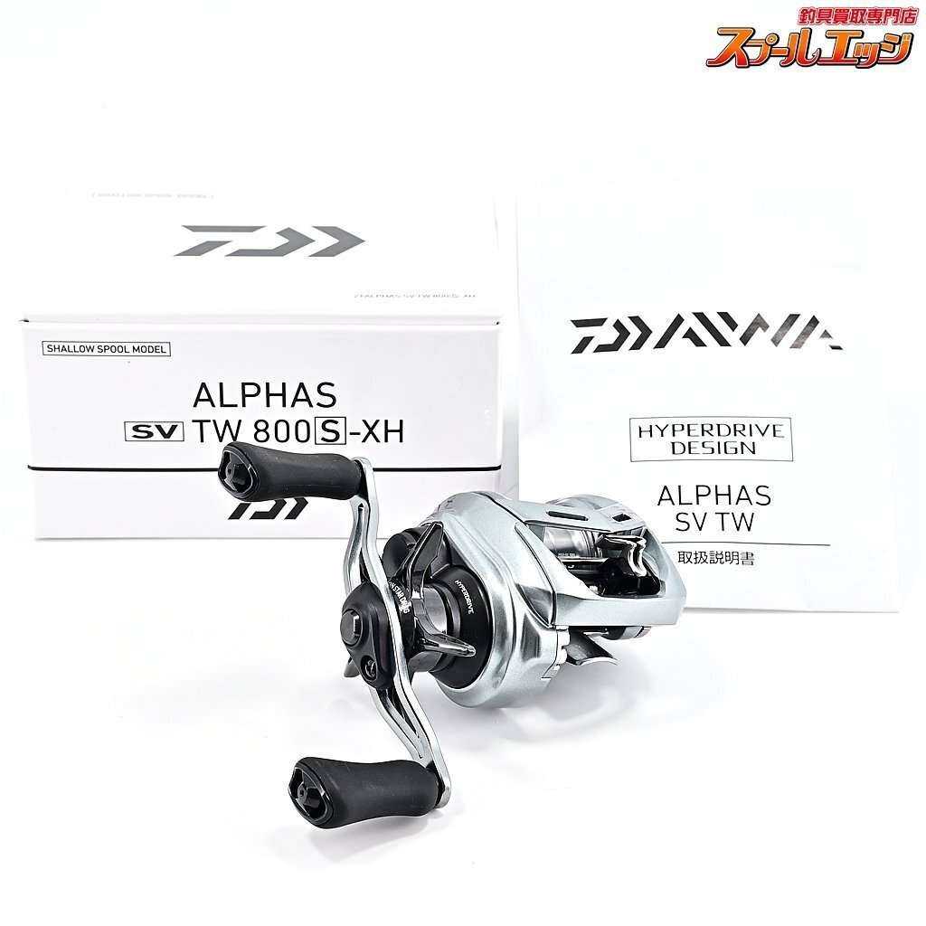 ★☆【ダイワ】 22アルファス SV TW 800S-XH シャロースプールモデル DAIWA ALPHAS SHALLOW★☆m33687の画像1