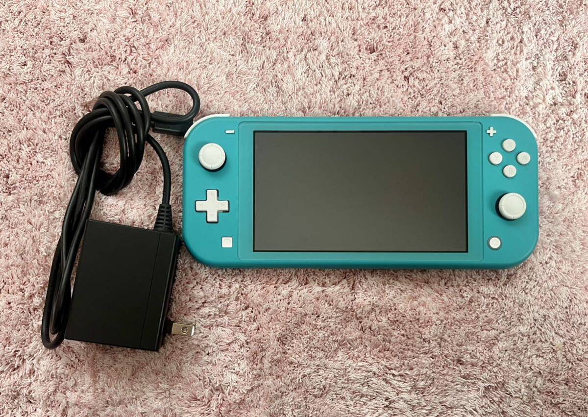 Nintendo Switch Lite 本体 ターコイズ (ニンテンドースイッチライト)【中古、初期化済、箱無し】の画像1