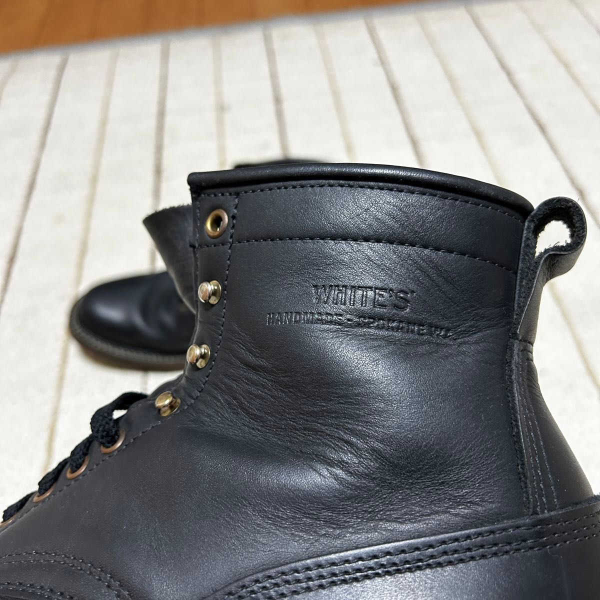 White’s bootsホワイツブーツ ファーマーランチャー ブラック 12C