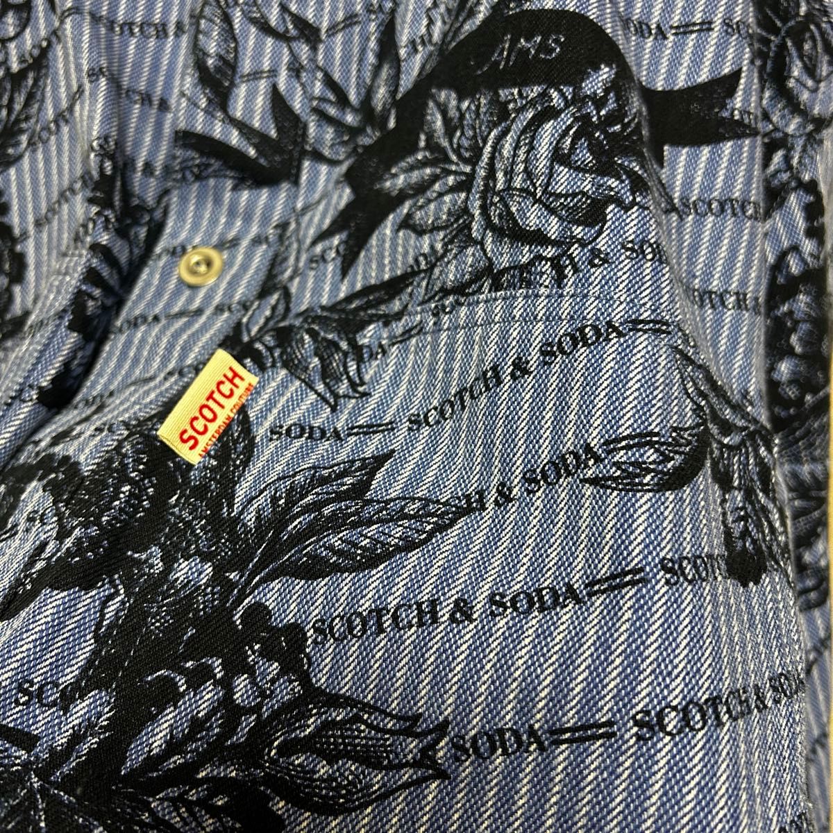 SCOTCH & SODA スコッチアンドソーダ デニムシャツジャケット 総 SCOTCH & SODA スコッチアンドソーダ デニムシャツジャケット 総