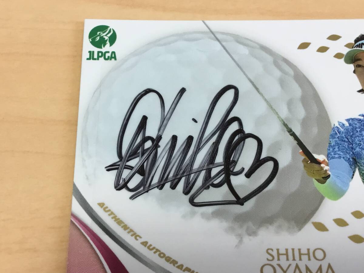 大山志保☆直筆サインカード☆90枚限定☆通常版☆エポック2020☆epoch☆JLPGA☆女子ゴルフカード_画像2