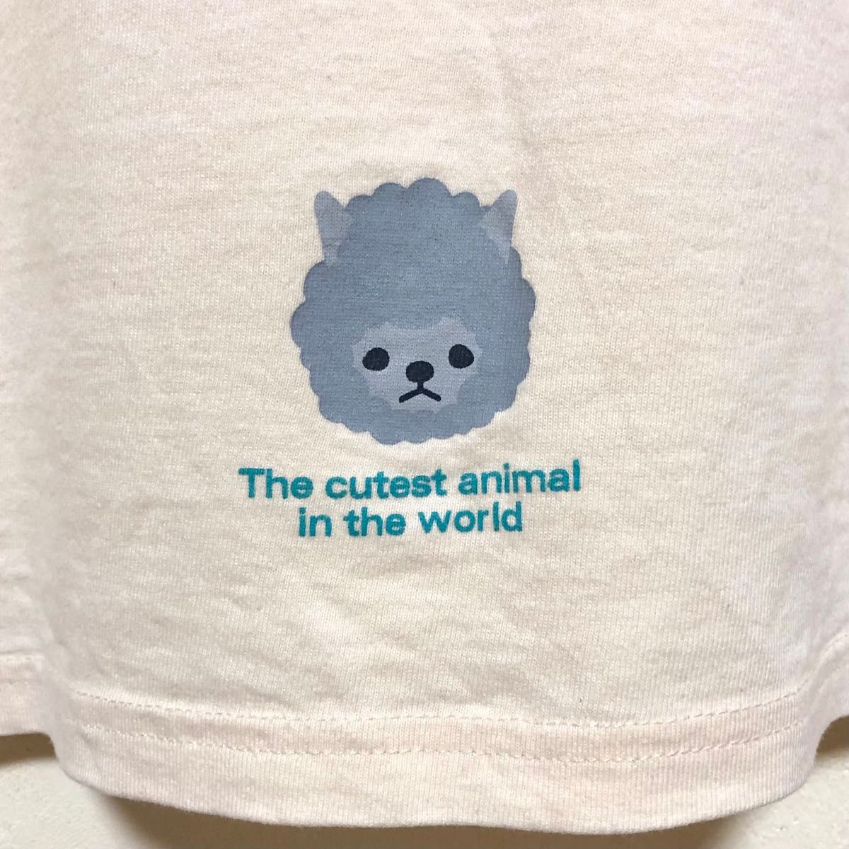 LAUNDRY ランドリー 半袖Tシャツ Sサイズ クリーム色 アルパカ