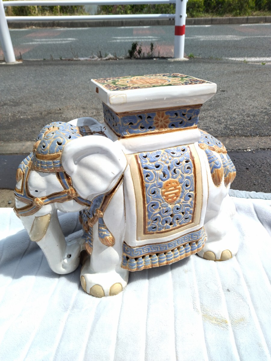 Yahoo!オークション - 陶器 象 花台 オブジェ インテリア Yahoo!オークション - 陶器 象 花台 オブジェ インテリア