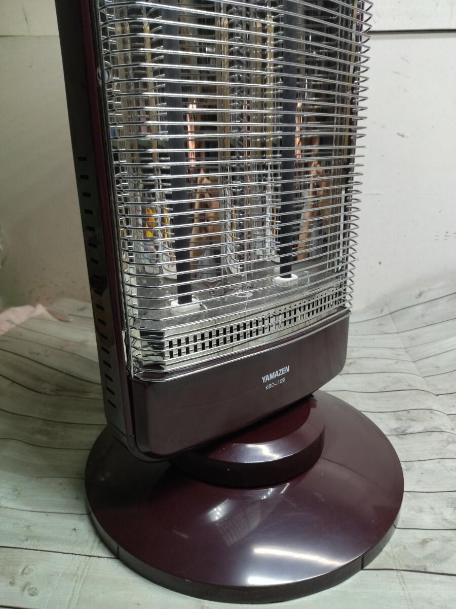 山善 カーボンヒーター&遠赤外線シーズヒーター KBC-J122 中古 山善 カーボンヒーター&遠赤外線シーズヒーター KBC-J122 中古