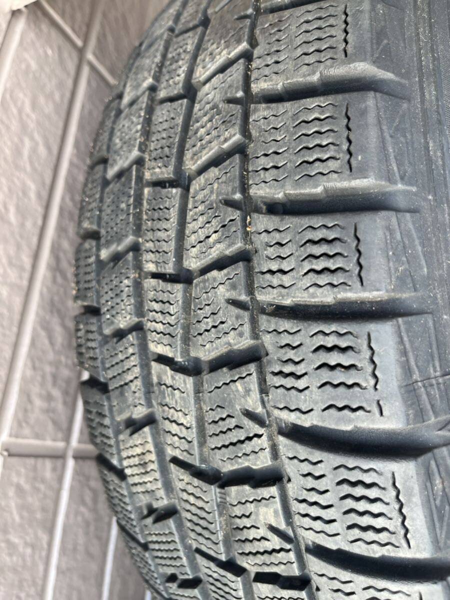 【中古】ダンロップ WINTER MAXX 195/65R1519年第4週製造 摩耗少 タイヤホイールセット ホイールオフセット6J ＋45 PCD114.3-5hの画像9