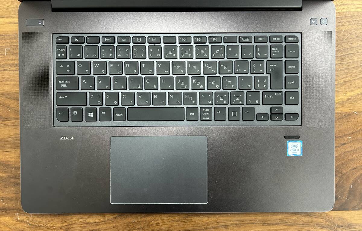 中古美品・HP ZBook Studio G3・Core i7-6700HQ・Quadro M1000M・メモリ8GB・M.2SSD128GB・Type-C・カメラ・HDMI・Win11・Office・[B7]の画像2