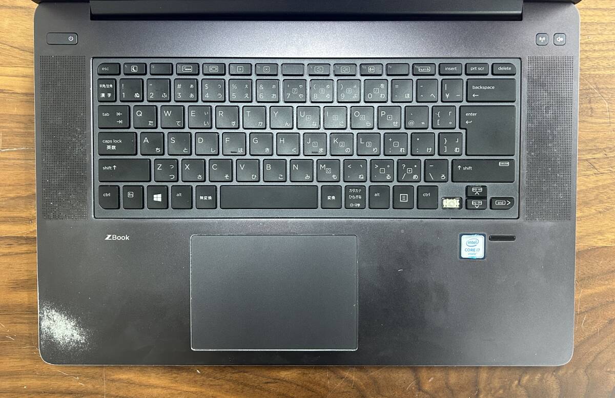 中古美品・HP ZBook Studio G3・Core i7-6700HQ・Quadro M1000M・メモリ8GB・M.2SSD128GB・Type-C・カメラ・HDMI・Win11・Office・[B10]の画像2