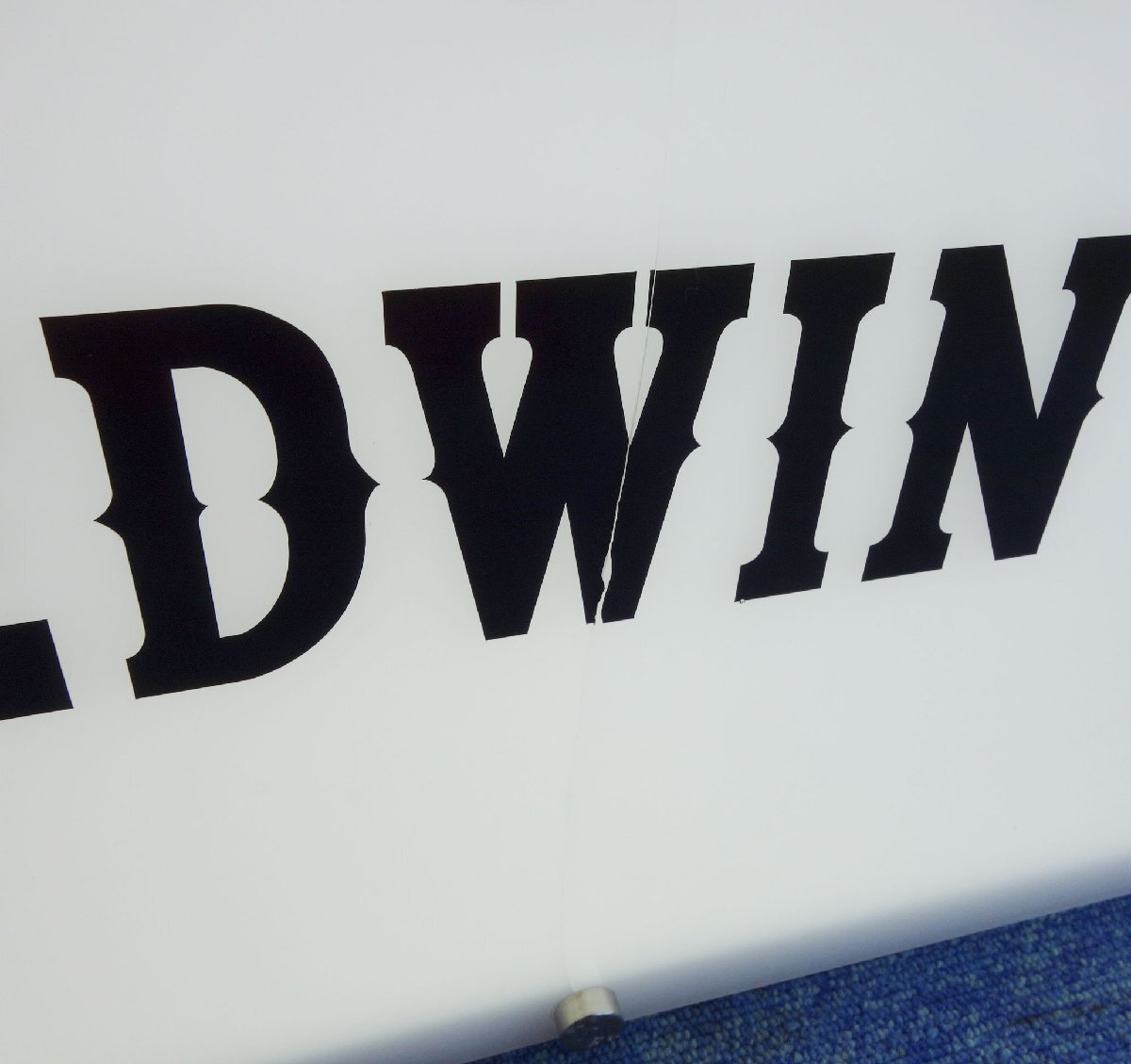 電飾看板 SOMETHIG EDWIN ◆ 幅1172mm 2015年製 ディスプレイ インテリア 照明器具 店舗 サムシング エドウィン_画像4