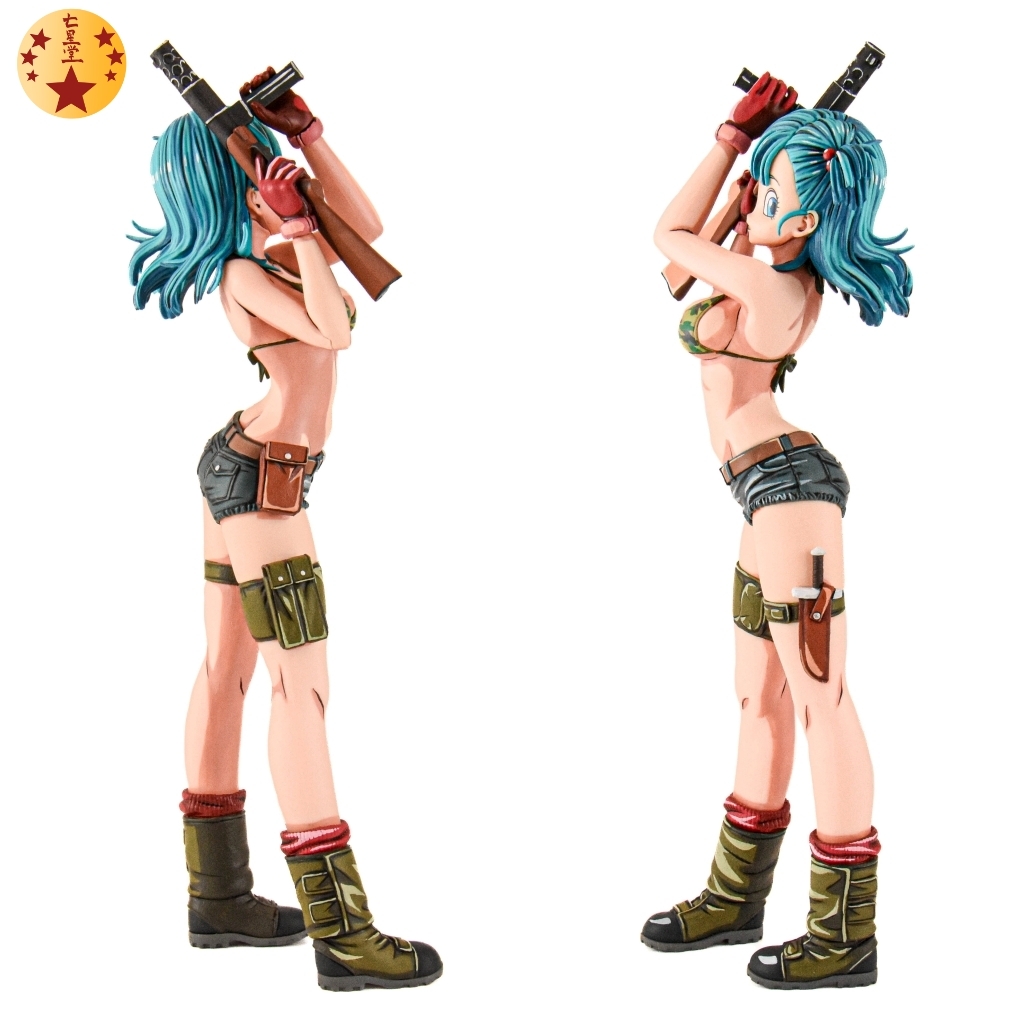 ☆★ 二次元 リペイント ★☆ ブルマ DRAGON BALL ドラゴンボール GLITTER &GLAMOURS BULMA Aカラー 2次元 フィギュア 美少女 一点物の画像4