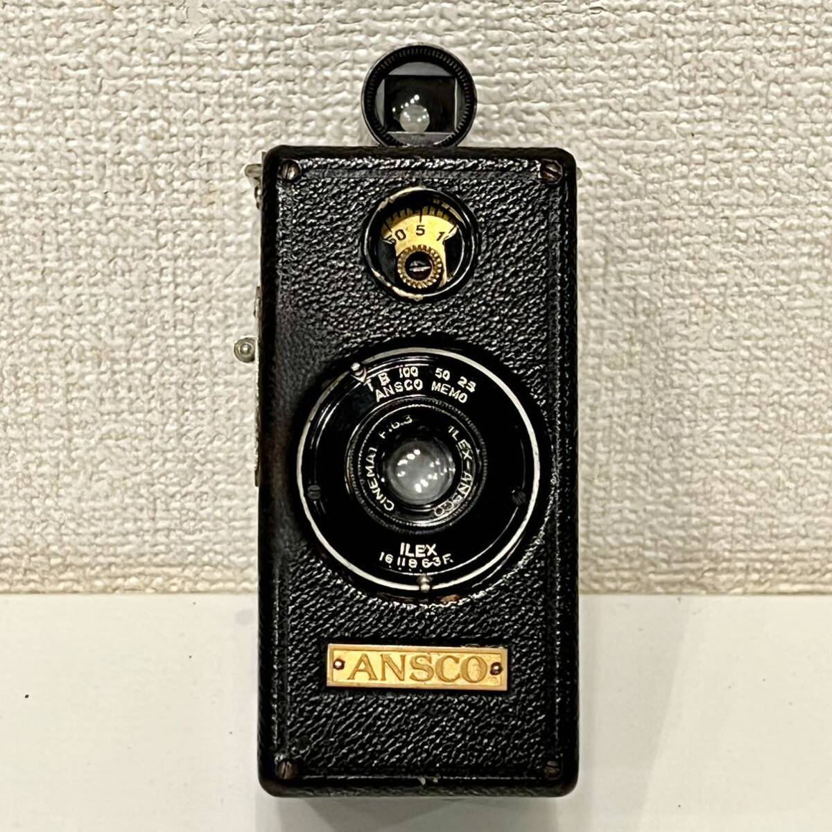 ★1925年発売【ANSCO MEMO】アメリカ製●当時物 純正カメラケース付き●希少 100年前としては美品 完動品●祖父が発売当時購入ワンオーナーの画像2