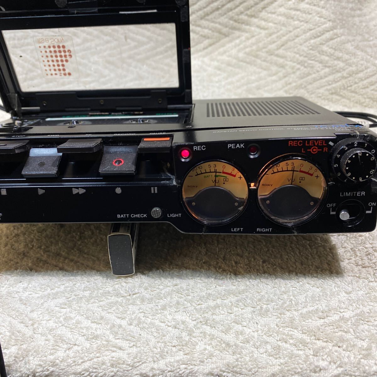 SONY ステレオカセットレコーダー デンスケ ＴＣーD5M アダプター付きの画像5