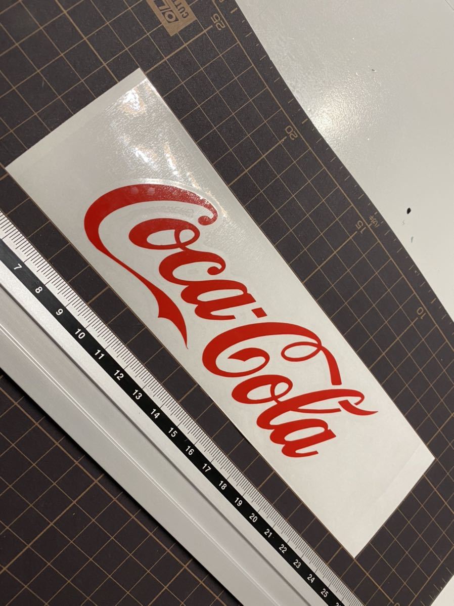 Coca-Cola コカ・コーラ　カッティングステッカー　送料一律84円　当時　旧車　昭和　ヤンキー_画像1