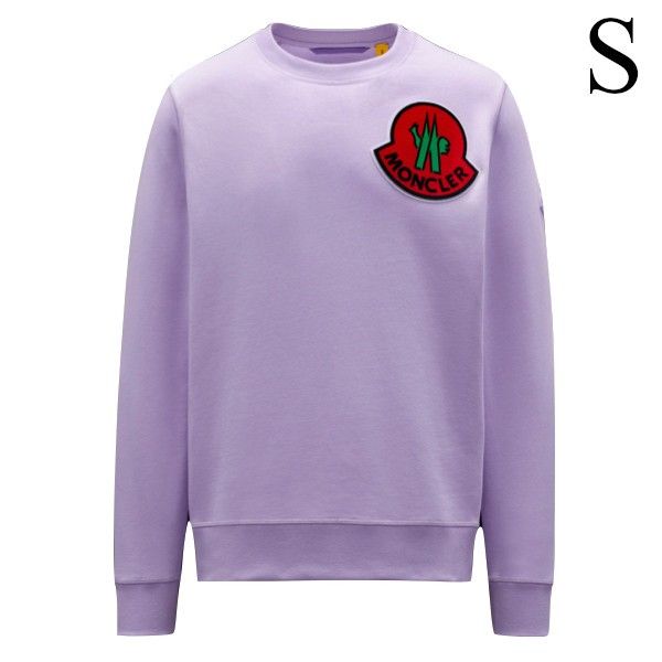 MONCLER 1952 クルーネックスウェット　S　紫　モンクレール　ジーニアス　CREWNECK WITH TAPEST