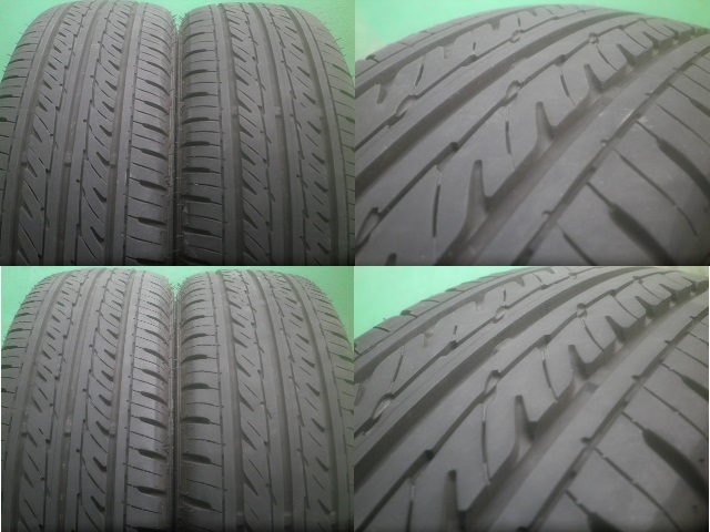 ダイハツ 純正 15インチ 4.5J 100 4H 165/55R15タイヤ付き 4本の画像10