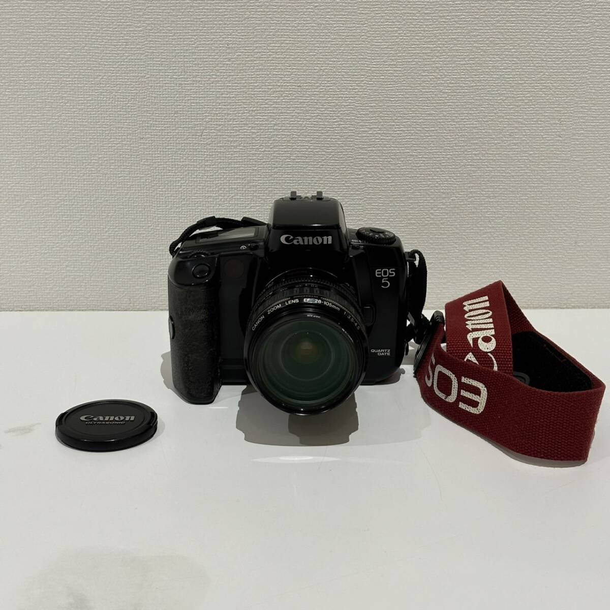 【AMT-10607】CANON EOS 5 キャノン EF 28-105mm 1:3.5-4.5 フィルムカメラ 一眼レフ オートフォーカス カメラ本体 ボディ ジャンク品の画像1
