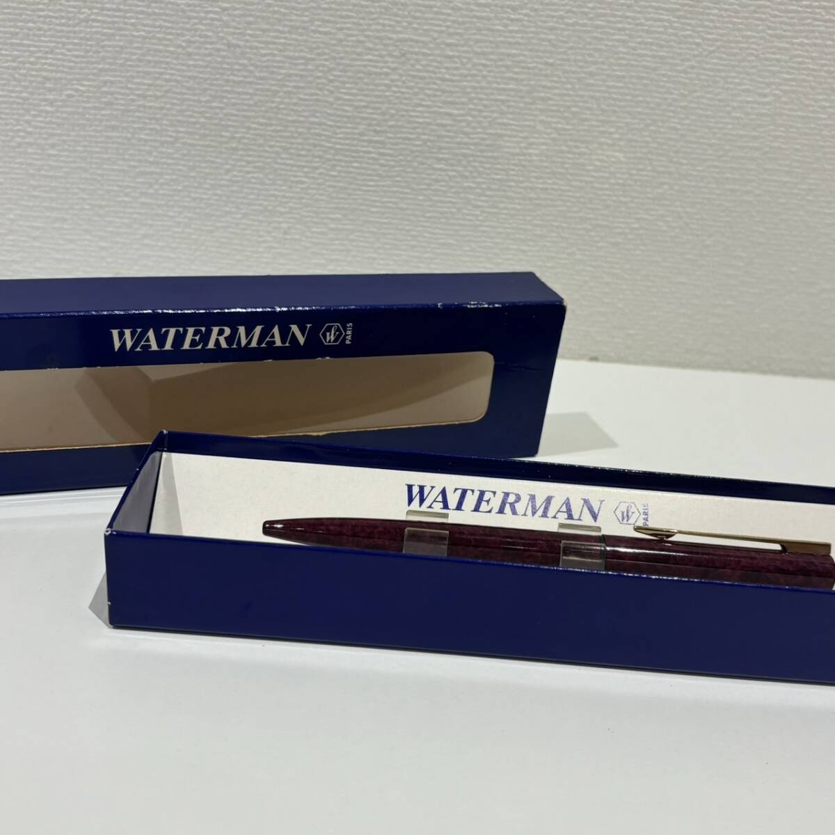 【AMT-10633】ボールペン 3点セット WATERMAN ウォーターマン PARKER パーカー CROSS クロス 1/20 18KT GOLD FILLED ゴールド系 回転式 _画像5