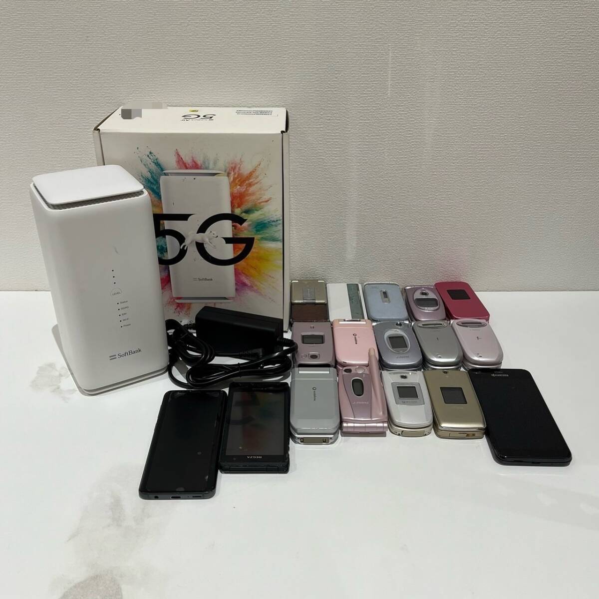 [AMT-10193a]1 иен ~ смартфон galake-. суммировать docomo Galaxy KYOCERA REGZA SoftBank Air 5G мобильный телефон коллекция Old утиль 