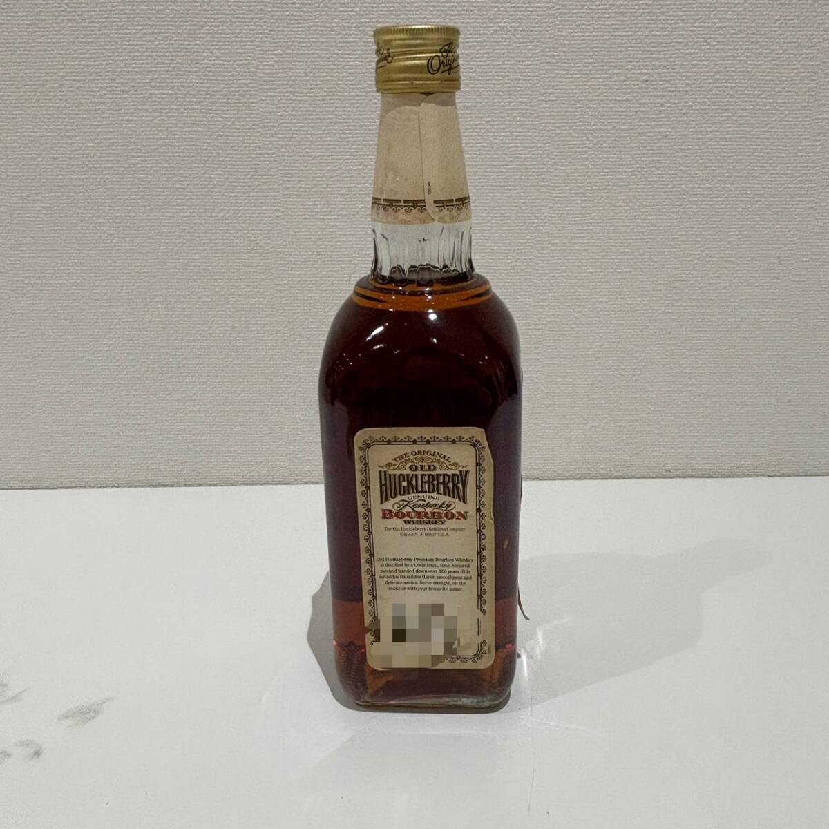 【AMT-10653a】OLD HUCKLEBERRY オールド・ハックルベリー 700ml 40％ 未開封 本体のみ 洋酒 お酒 酒 バーボン ウイスキ アルコールの画像7