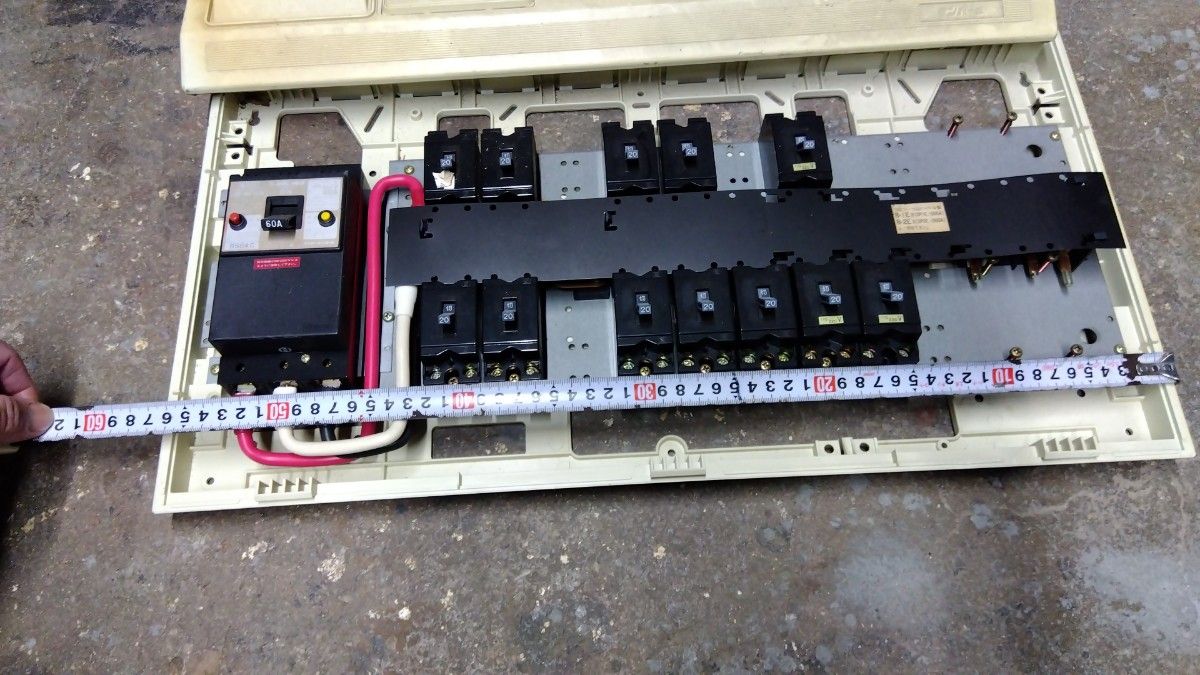 テンパール工業　分電盤　単3　60A 分電盤 漏電ブレーカー