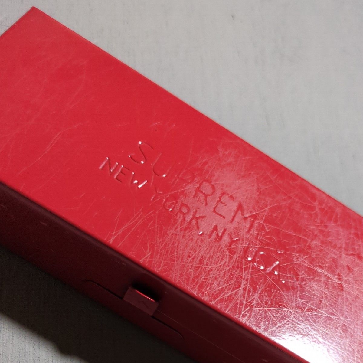 SUPREME Supreme Mini Tool Box 09 metal  ツールボックス  メタルケース 古物入れ レア　赤