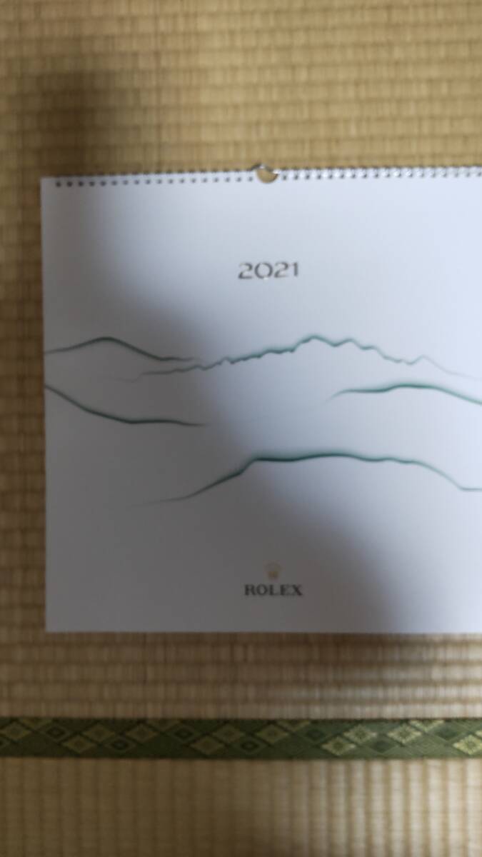 ロレックスマニア必見！非売品　ロレックス　Rolex　2021　カレンダー　同梱可_画像1