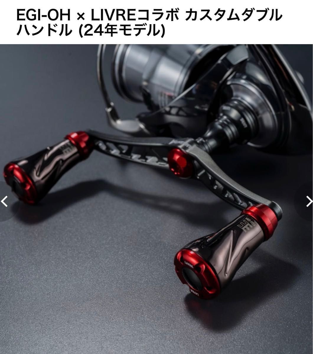 EGI-OH×LIVRE コラボ ダブルハンドル WING100 ダイワ用 エギ王 EGI-OH×LIVRE コラボ ダブルハンドル WING100 ダイワ用 エギ王