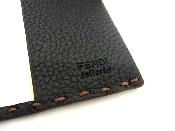 ■新品■未使用■ FENDI フェンディ セレリア レザー 手帳カバー スケジュール帳 アドレス帳 ステーショナリー ブラウン系 AV8990_画像4