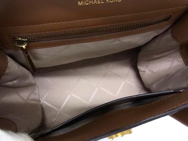 1円 ■極美品■ MICHAEL KORS マイケルコース レザー クロスボディ 3WAY ハンドバッグ ショルダー 肩掛けかばん ブラウン系 FC1756_画像5