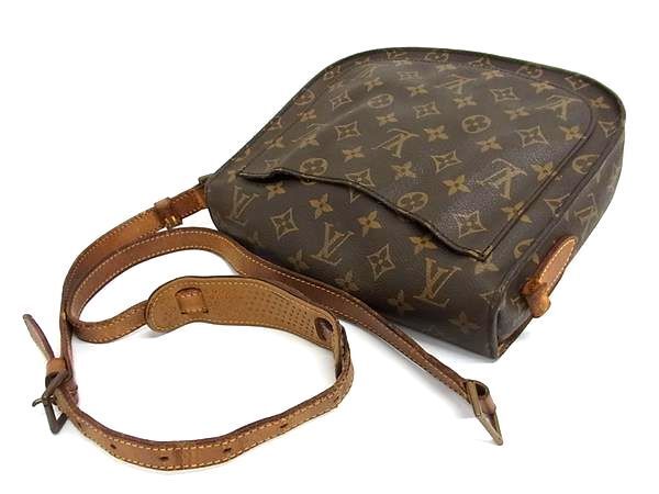 1円 LOUIS VUITTON ルイヴィトン M51242 モノグラム サンクルー クロスボディ ショルダーバッグ 斜め掛け レディース ブラウン系 BJ1495_画像3