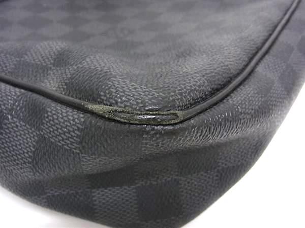 1円 LOUIS VUITTON ルイヴィトン N58029 ダミエグラフィット ダニエルMM メッセンジャーバッグ ショルダーバッグ グレー系 BJ1444の画像7