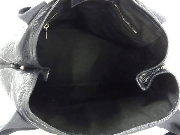 1円 ■美品■ BALENCIAGA バレンシアガ 339933 ネイビーカバスS レザー ハンドバッグ トート レディース ネイビー系 FC2535の画像5