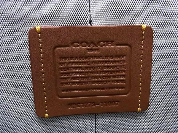 1円 ■美品■ COACH コーチ 11087 レキシー レザー 恐竜 トートバッグ ショルダー メンズ レディース ブラック系 AW6775の画像6