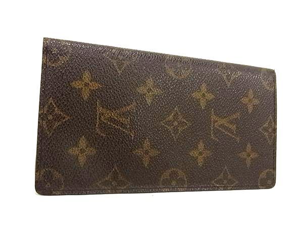 1円 LOUIS VUITTON ルイヴィトン R20008 モノグラム アジェンダ オリゾンタル 手帳カバー スケジュール帳 ブラウン系 FC2278の画像1