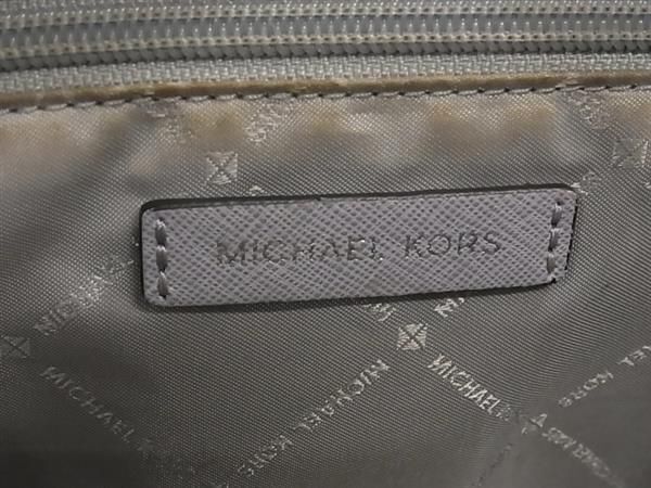 1円 ■美品■ MICHAEL KORS マイケルコース レザー 2WAY ハンドバッグ ショルダー 斜め掛けかばん レディース パープル系 BF7572の画像6