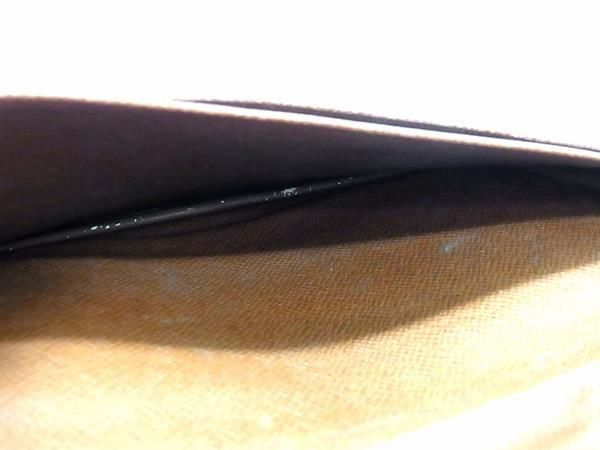 1円 LOUIS VUITTON ルイヴィトン M60825 モノグラム ポルトカルトクレディ 二つ折り 長財布 ウォレット メンズ ブラウン系 AW5667の画像4