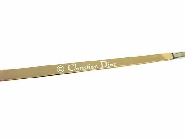 1円 ChristianDior クリスチャンディオール MINI MOTARD 50V サングラス メガネ 眼鏡 メンズ シルバー系 FC4162_画像3