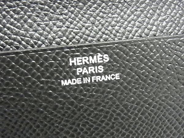 1円 ■極美品■ HERMES エルメス アジェンダヴィジョン ヴォーエプソン SV金具 手帳カバー スケジュール帳 □P刻印 ブラック系 FA2573の画像4