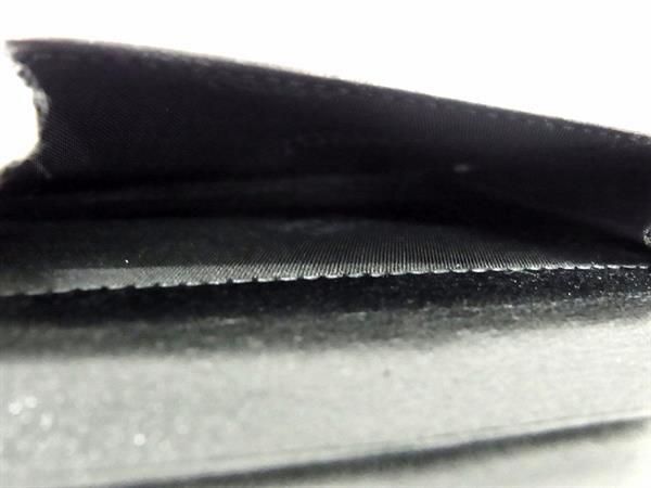 1円 MONT BLANC モンブラン レザー 二つ折り パスケース カードケース メンズ ブラック系 AV8273の画像4