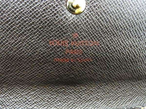 1円 ■美品■ LOUIS VUITTON ルイヴィトン N61734 ダミエ ポルトフォイユサラ 二つ折り 長財布 ウォレット レディース ブラウン系 FC4013_画像6