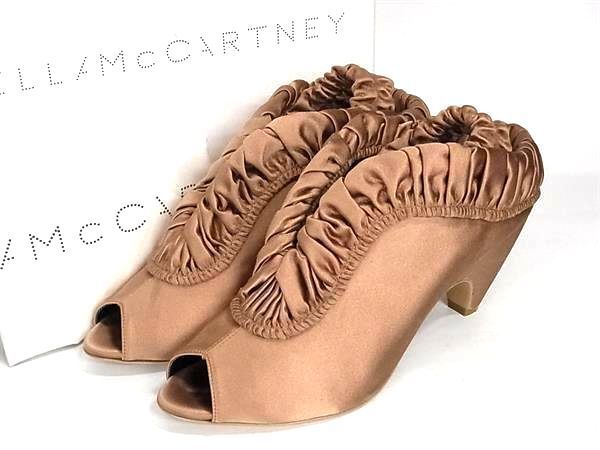 1円 ■美品■ STELLA McCARTNEY ステラ マッカートニー ショートブーツ サイズ 37(約24.0cm) 靴 シューズ ブラウン系 BK0322の画像1