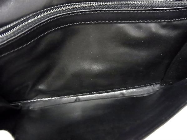 1円 ■美品■ CELINE セリーヌ マカダム柄 PVC 二つ折り 長財布 ウォレット 小銭入れ 札入れ レディース ブラック系×ブラウン系 AX6158の画像4