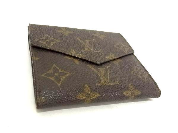 1円 ■美品■ LOUIS VUITTON ルイヴィトン M61660 モノグラム ポルトモネビエ カルトクレディ 三つ折り 財布 ブラウン系 FC2212の画像2